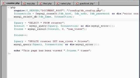 VIDEO TUTORIAL PHP & MySQL Course 17 Writing a Guest Book