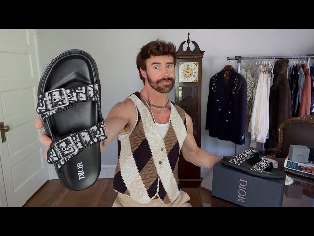 Dior アイボリー メッシュサンダル 36.5 DIOR Aqua Sandal | mikicks - YouTube