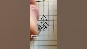 🌸3D Celtic knot flower 🌸 #shorts #shortsvideo #artdrawing #artshorts #speeddrawing