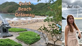 quick beach getaway in batangas 🌊  + tagaytay food trip 🍫  | jan. 2021