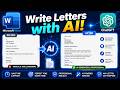 How to Write Office Letters Using ChatGPT | AI Letter Writing Tutorial