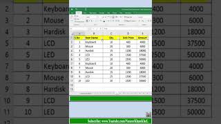 Excel Shortcuts to Apply Filter or Remove Filter in Excel  excel  naseerkhankhel  shortcuts