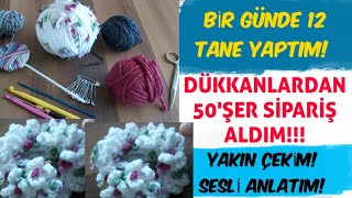 Evde kalan yünlerden neler yapılır . Tığ ile toka yapılışı /  handmade clasp / recycle / dıy /