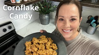 Making Mama Sue's Cornflake Candy | 12 Days of Christmas treats and goodies | Vintage recipes
