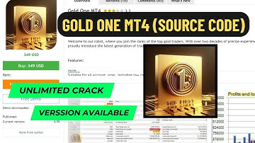 Gold One MT4 Source Code | Forex Expert Advisor | XAUUSD Trading Robot