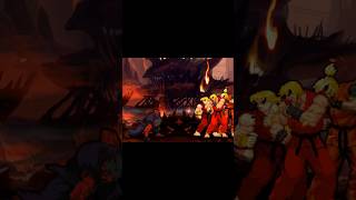 God Shin Gouki Akuma vs Evil Ken Masterss Tag Team. Street Fighter