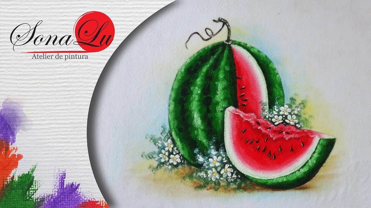 Aula 180 - Melancia em Pano de Prato