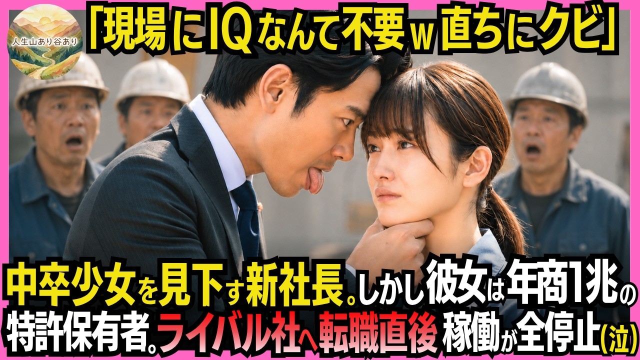 「お前のような中学しか出ていない工員が、この精密業界にいること自体がおかしい。技術が理解できるはずがない。クビだ。荷物をまとめて即刻出て行け」 新社長に解雇されたのは、十九歳の少女・川口あかり。三日間の猶予もなく、作業着を脱がされ、工場を追い出された。彼女は何も言い返さず、ただ静かに「承知しました」とだけ答えた。...