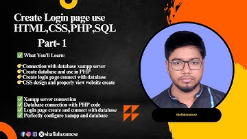 Bangla Tutorial | PHP & MySQL Database Connection Step by Step (2025 Update) Part-1