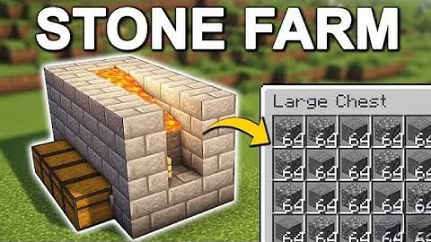The Easiest Automatic Cobblestone/Stone Generator in Minecraft!