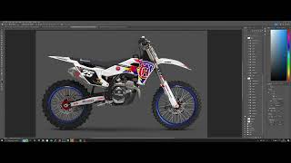 HUSQVARNA 125-450 2025 mockups psd – 1-Click Smart Object Customization