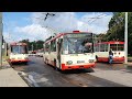 Trolleybuses in Vilnius, Lithuania - July 2020