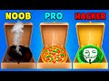 Noob vs pro vs hacker  pizzaiolo