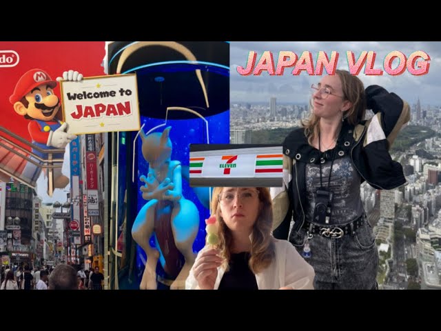 Travel vlog - FIRST TIME LEAVING MY COUNTRY | Canadian in Japan Travel Vlog | PART 1: 7-Eleven, Shibuya, Pokémon 