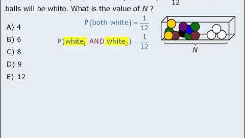 14. GMAT Practice Question: Total Number of Balls