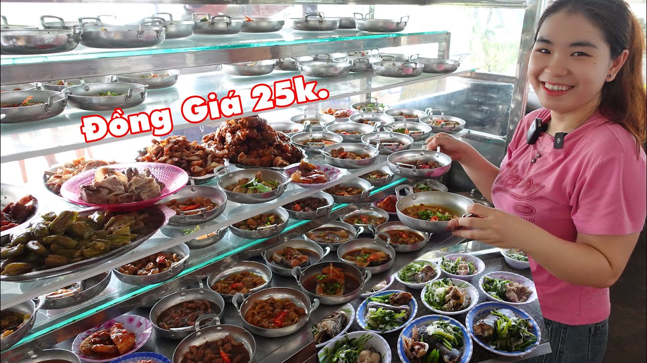 Quán cơm bình dân đồng giá 25k bao no, bao rau xanh/ chỉ 1 năm em gái miền tây phất lên nhờ cơm chảo