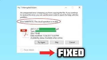 (FIXED) OneDrive error 0x8007017C | 2024