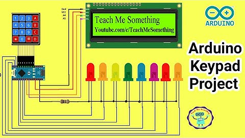 Arduino keypad and I2C LCD interface || Arduino LCD Projects || 4x4 keypad arduino