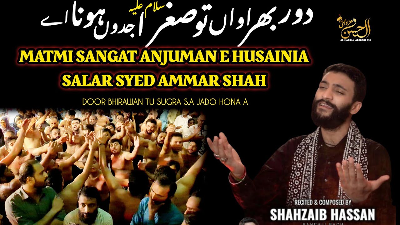 Door bhirawan Tu Sugra Jado Hona A Barha Rona A Anjuman E Husainia Ammar Shah Shahzaib Hassan Party 