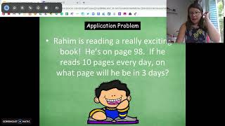 2nd Grade EngageNY Math - Module 3 Lesson 21 Complete a pattern counting up and down