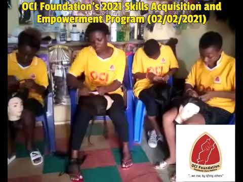 Practical session for participants of the OCI Foundation's 2021 Skills Acquisition Program 02/02/21