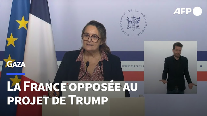 Gaza: les déclarations de Trump sont "dangereuses pour la stabilité" (porte-parole) | AFP Extrait