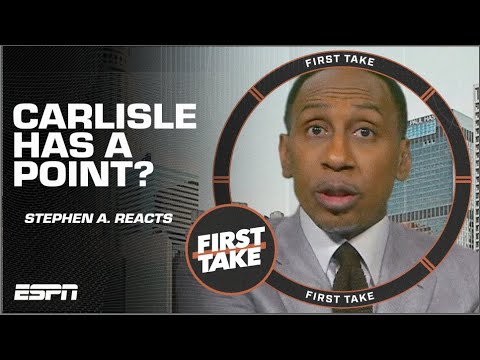 Stephen A. HITS BACK at Rick Carlisle’s ‘SMALL-MARKET’ claims?! 