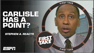 Stephen A. HITS BACK at Rick Carlisle’s ‘SMALL-MARKET’ claims?! | First Take