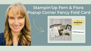 Pop Up Corner Card Tutorial | Moonlit Flora Suite Sneak Peek (Stampin’ Up! 2026)