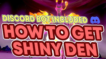 HOW TO GET A SHINY DEN THE FASTEST WAY (SEED CHECKER BOT INCLUDED)