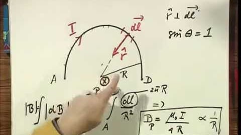 Module 05 07 - The Field of Two Semi circles using Biot Savart