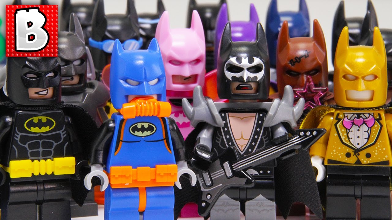 Every LEGO Batman Minifigure Ever Made!!! 2017