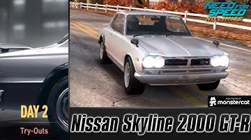 Need For Speed No Limits: Nissan Skyline 2000 GT-R | Proving Grounds (Day 2 - Try-Outs)