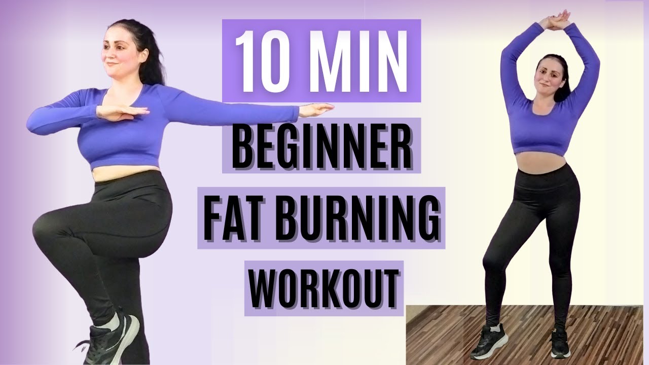 BURN FAT WITH THIS 10 MIN BEGINNER FAT BURNING WORKOUT - All Standing ...
