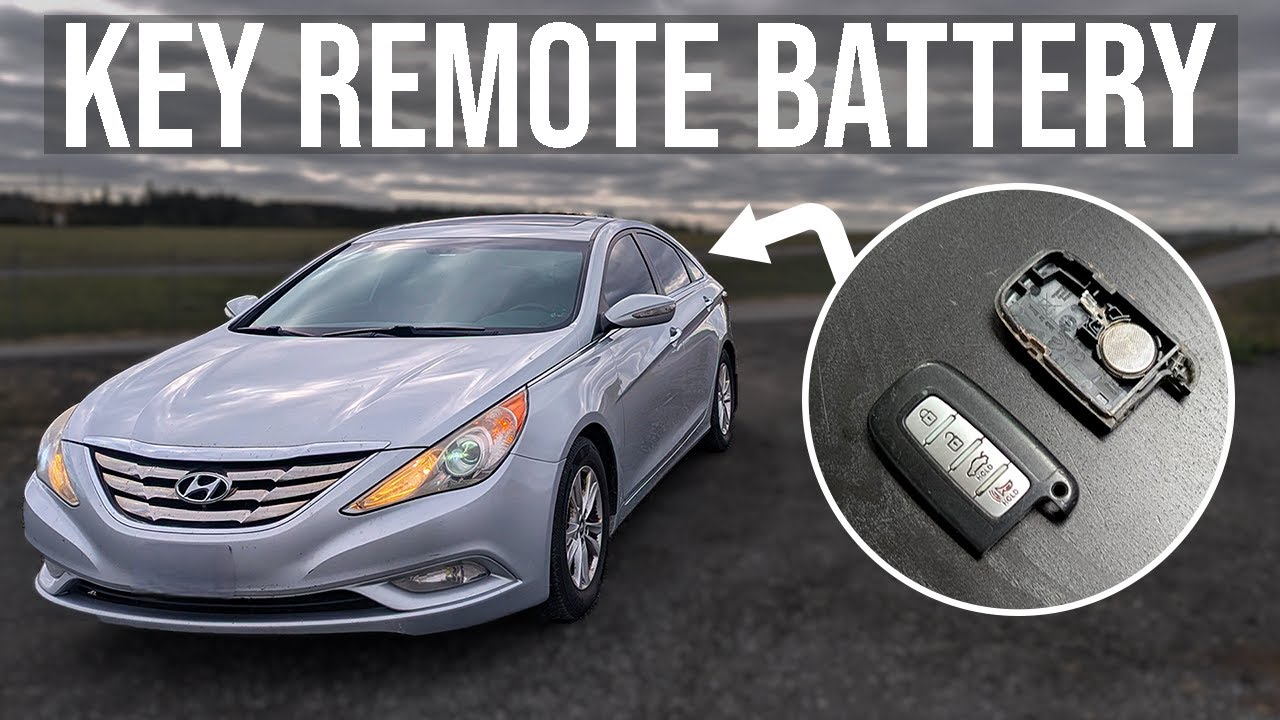 Key Remote/Fob Battery Replacement - Hyundai Sonata (2011-2014) - YouTube