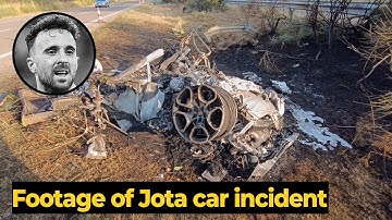 [VOLLEDIGE VIDEO] De auto van Diogo Jota op het moment van het ongeluk | Liverpool News Today