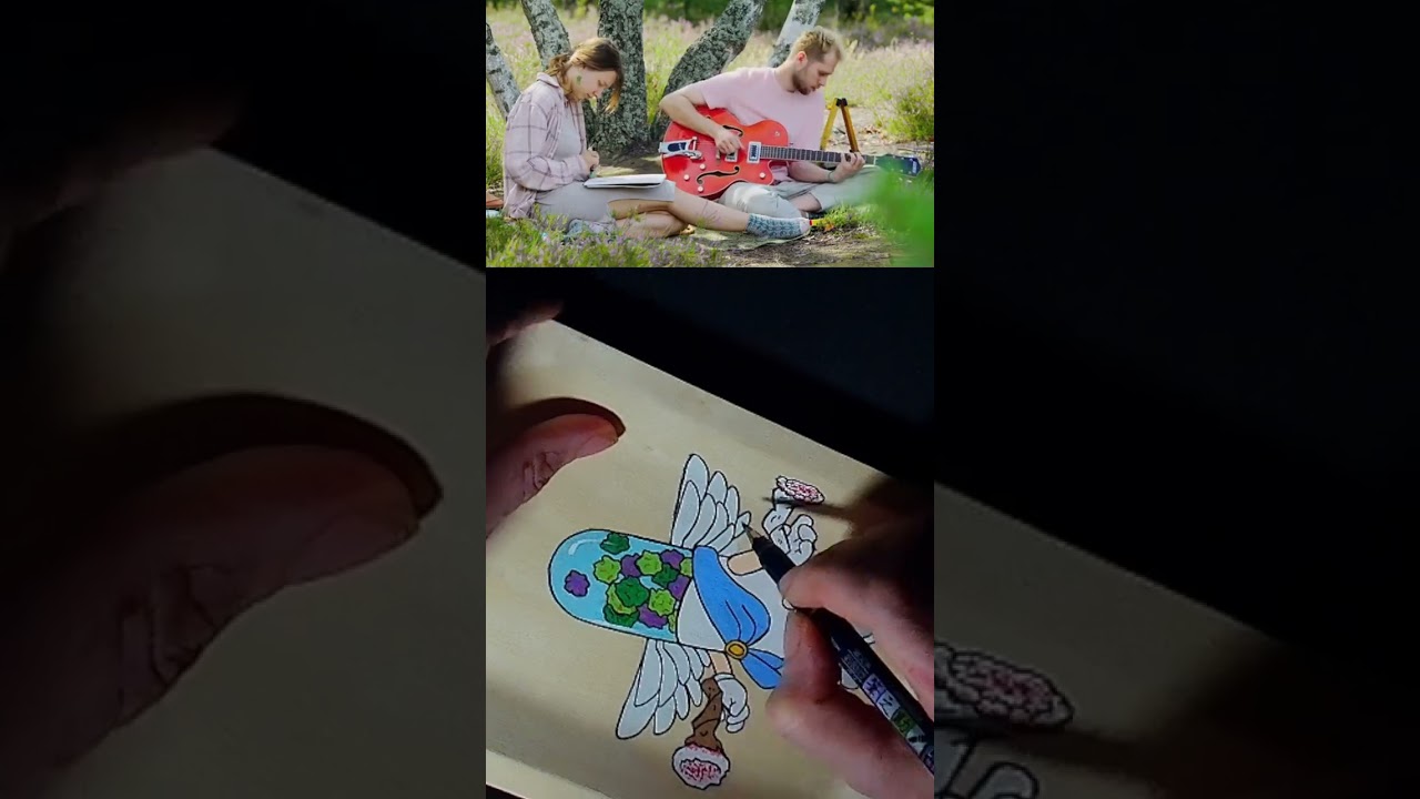 Painting BL4 Inspired Art on a Rolling Tray ft. @yellowcherryjam 