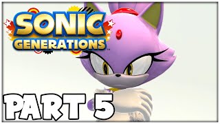 Sonic Generations Walkthrough PART 5 - Crisis City, Rooftop Run & Planet Wisp (XBOX ONE X 1080p)