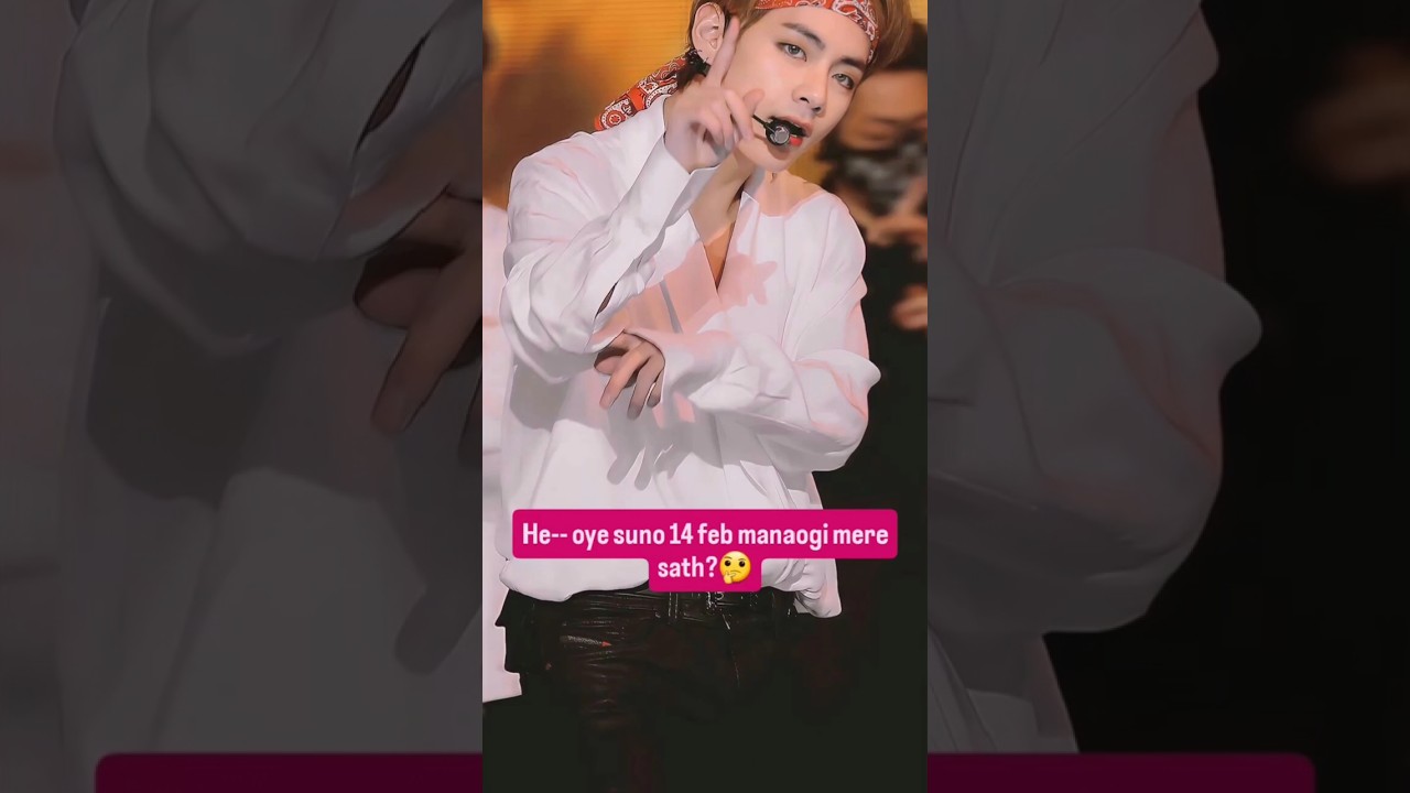 Always ready 😁🌷@thv 