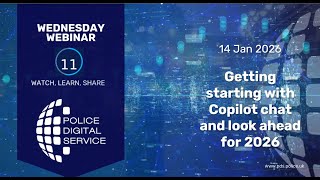 Wednesday Webinar: Getting started with Copilot and look ahead to 2026