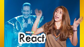 Reaksi Guru Vokal Reaction - Marsha Milan - CINTA @ AJL 36 • F8Buzz React