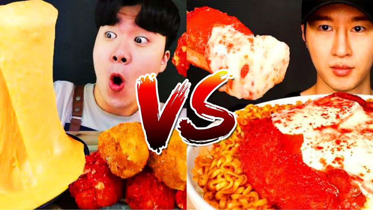 GONGSAM VS ZACH CHOI ASMR CHEESE HOT CHEETOS YouTube