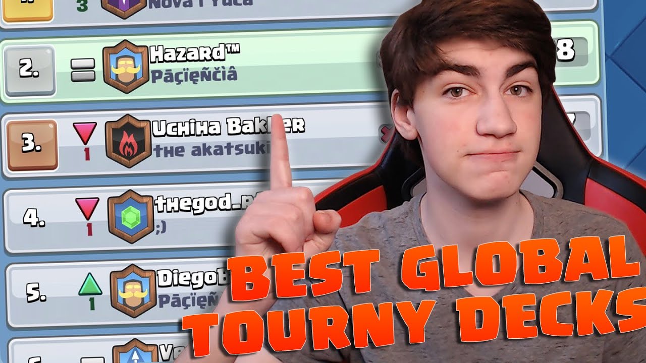 5 BEST DECKS for the GLOBAL TOURNAMENT!