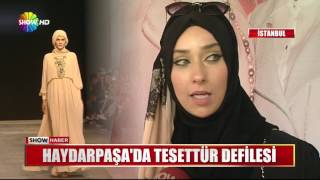 Haydarpaşada Tesettür Defilesi