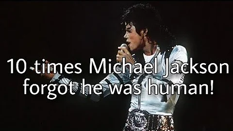 10 times Michael Jackson forgot he was human (vocals)