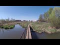 МО, Люберецкий округ, д.Марусино. Река Пехорка. Мост по трубе.