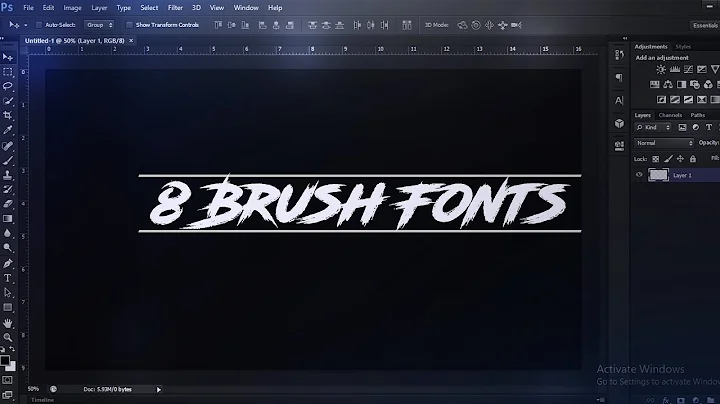 8 BEST BRUSH FONTS for Graphic Design (Thumbnails, Banners & More) (2018)