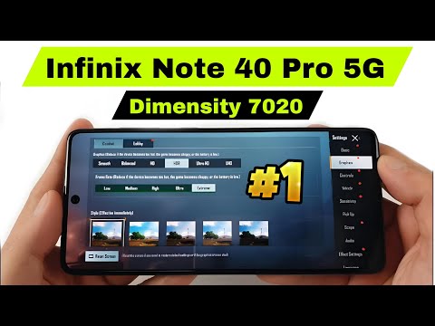 Infinix Note 40 Pro 5G Pubg Test || Infinix Note 40 Pro 5G Bgmi Test || Dimensity 7020 !!