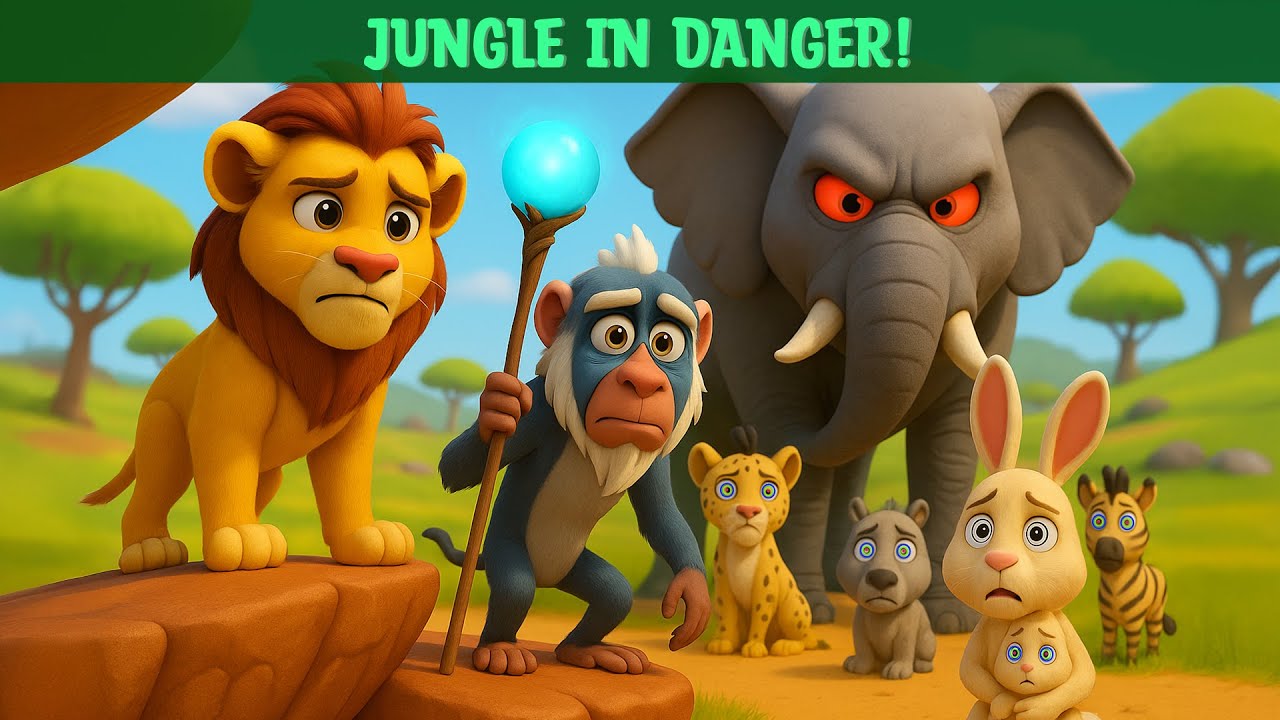 Jungle in Danger! | Mowgli and Simba Fight Kaa, the Snake Part 1 ...