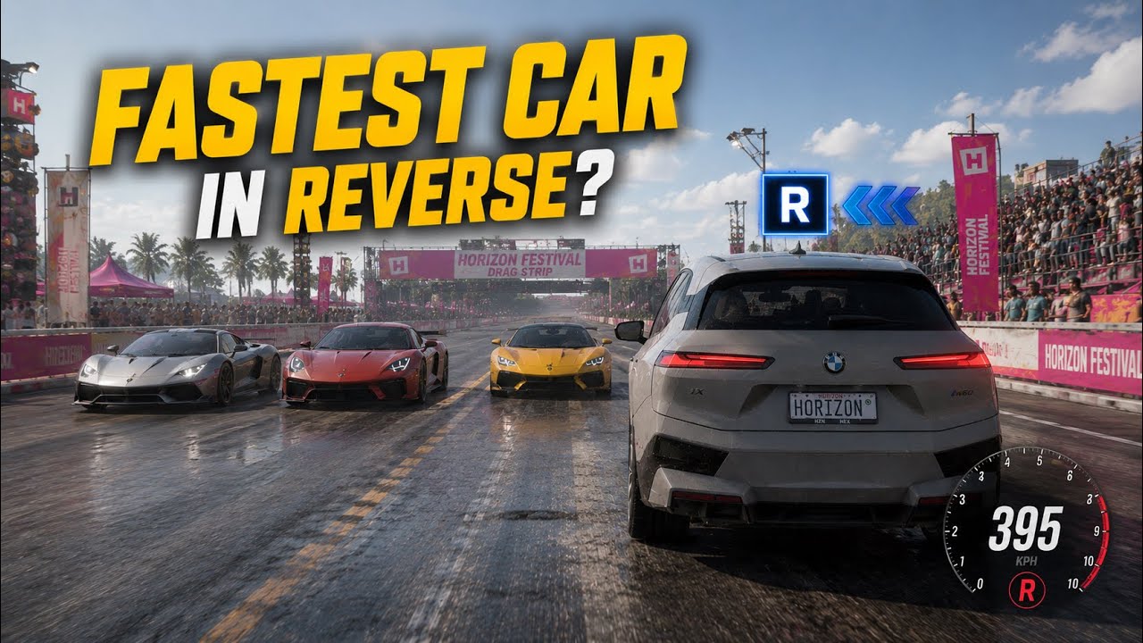 Forza Horizon 6: What is the fastest car in reverse? - YouTube